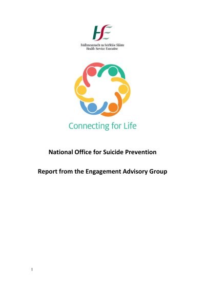 Connecting for Life - Engagement Advisory Group-1 Connecting for Life - Engagement Advisory Group-1