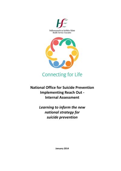 Connecting for Life - Implementing Reach Out Internal Assessment Connecting for Life - Implementing Reach Out Internal Assessment