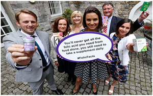 (L-R) Mr Tom Scott, Spina Bifda Hydrocephalus Ireland, Dr Rhona Mahony, National Maternity Hospital, Dr Cliodhna Foley-Nolan, safefood, Ms Alison Canavan, Prof Michael Turner, UCD, Coombe Women and Infants University Hospital, Dr Aileen McGloin, safefood (L-R) Mr Tom Scott, Spina Bifda Hydrocephalus Ireland, Dr Rhona Mahony, National Maternity Hospital, Dr Cliodhna Foley-Nolan, safefood, Ms Alison Canavan, Prof Michael Turner, UCD, Coombe Women and Infants University Hospital, Dr Aileen McGloin, safefood