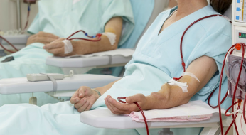 Female patient on drip image Female patient on drip image