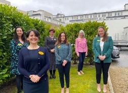 Caption:(Back l-r) Liz Barry, Orla Hammersley, Niamh Hogan, (Front l-r) Liz O'Leary, Joanne Mannion and Kathleen Keane, PALS Managers at UL Hospitals Group.