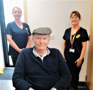 Service user Pat Ryan, Borrisoleigh, pictured in the Heart Failure Support Unit, with Kathryn O’Brien, CNS Heart Failure; and Jacinta Glasgow, CNM2, HFSU. 